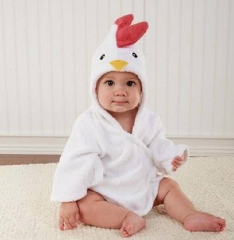 Cartoon Cute Animal Modeling Baby Bath Towels Baby Bathrobes Cotton Children's Bathrobes Baby Hooded - Kids kingdom Shop