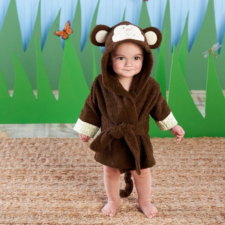 Cartoon Cute Animal Modeling Baby Bath Towels Baby Bathrobes Cotton Children's Bathrobes Baby Hooded - Kids kingdom Shop