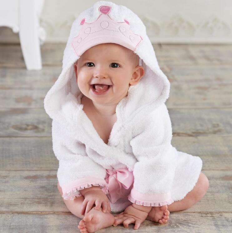 Cartoon Cute Animal Modeling Baby Bath Towels Baby Bathrobes Cotton Children's Bathrobes Baby Hooded - Kids kingdom Shop