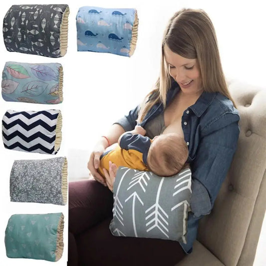 Adjustable Cotton Baby Nursing Pillow - Washable & Comfy